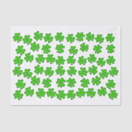 Papel De Seda Shamrock irlandés