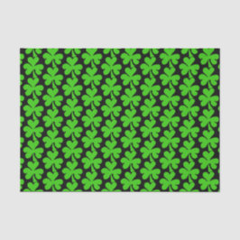 Papel De Seda Shamrock on Black