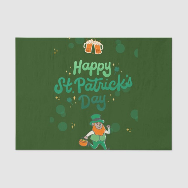 Papel De Seda "Shamrock & Shenanigans: Día de San Patricio (Anverso)