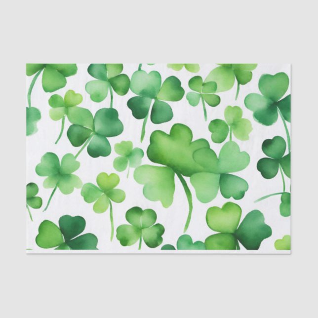 Papel De Seda Shamrock verde (Anverso)