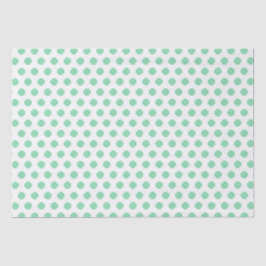 Papel De Seda Shamrock verde y blanco con encanto