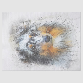 Papel De Seda Sheltie - Shetland Sheepdog Decoupage