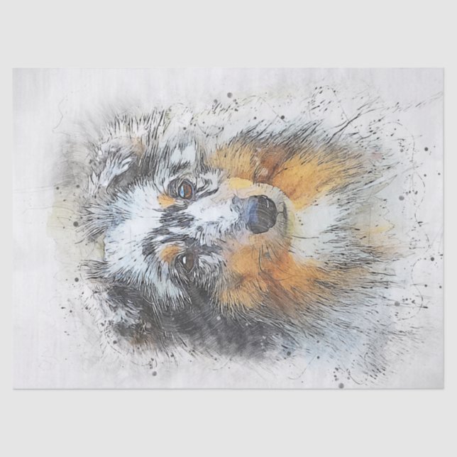 Papel De Seda Sheltie - Shetland Sheepdog Decoupage (Anverso)