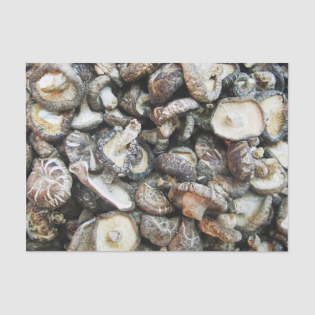 Papel De Seda Shiitake Mushrooms (Anverso)