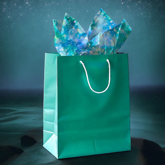 Papel De Seda Shimmer Galaxy verde azul (Subido por el creador)