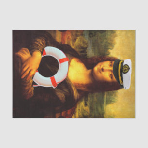 Papel De Seda Ship Ahoy Mona Lisa