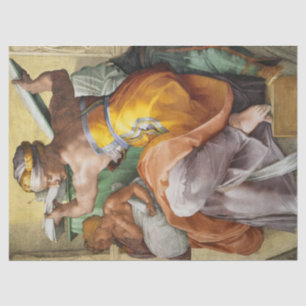 Papel De Seda Sibyl libio, Capilla Sixtina de Miguel Ángel
