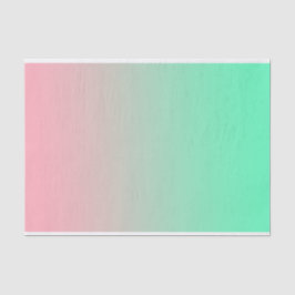 Papel De Seda Siempre se debe ver rosa y verde pálido pastel