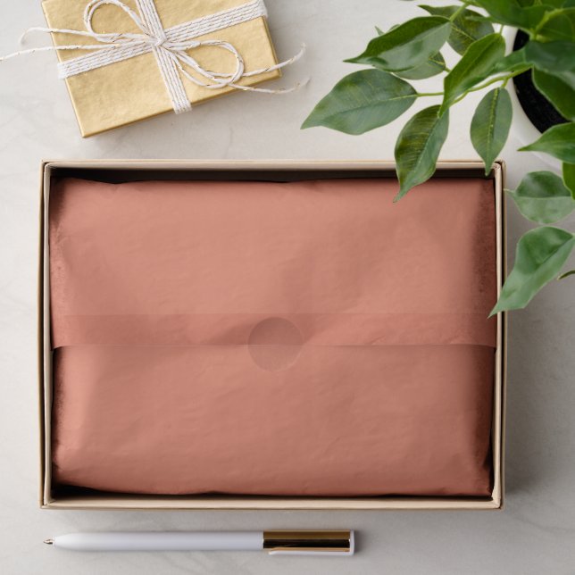Papel De Seda Siena Quemada (Regalo )