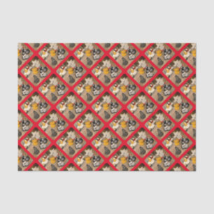 Papel De Seda Siete palomas de Trumpeter