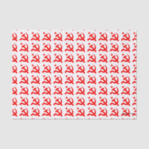Papel De Seda Signo de comunismo de martillo