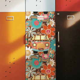 Papel De Seda Signo de paz colorido de la camioneta divertida de