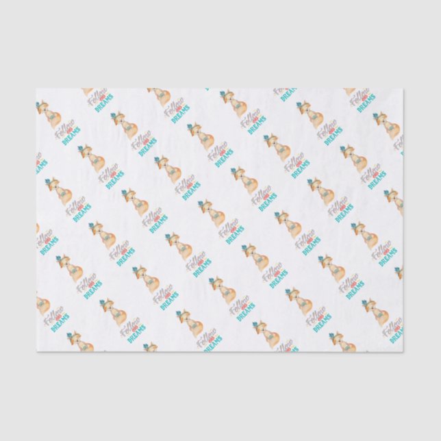 Papel De Seda Sigue a tu Fox de sueños (Anverso)