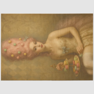 Papel De Seda Silencio Azucarado – Fantasía Rococó de Macarón Pa