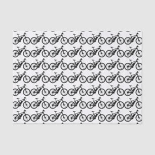 Papel De Seda Silueta de bicicleta