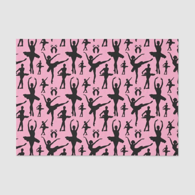 Papel De Seda Silueta de la bailarina (Anverso)