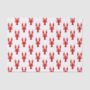 Papel De Seda Silueta de los cangrejos de Cajun