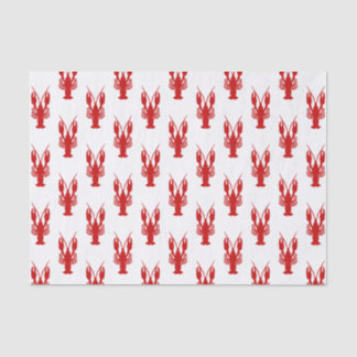 Papel De Seda Silueta de los cangrejos de Cajun