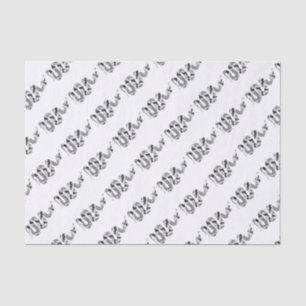 Papel De Seda Silueta gris y gris claro de serpiente