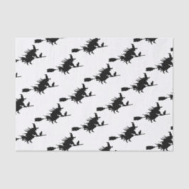 Papel De Seda Silueta traviesa de la bruja