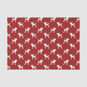 Papel De Seda Siluetas de Crestado Chino Patrón Rojo