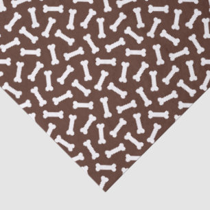 Papel De Seda Siluetas de huesos – Diseño minimalista de perro