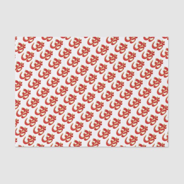 Papel De Seda Símbolo de Om (Anverso)