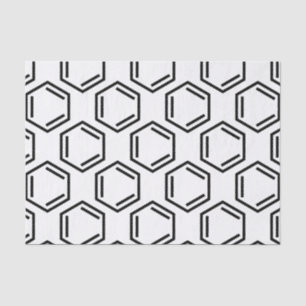 PAPEL DE SEDA SÍMBOLO DEL ANILLO DE BENZENE
