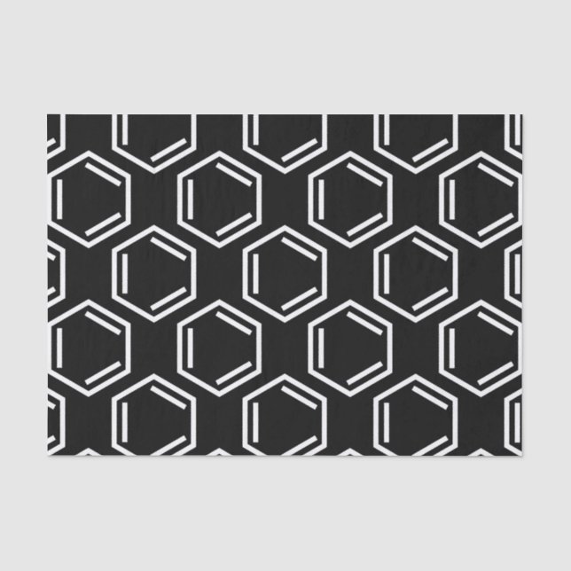 PAPEL DE SEDA SÍMBOLO DEL ANILLO DE BENZENE (Anverso)