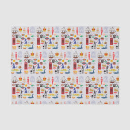 Papel De Seda Símbolos británicos del Reino Unido