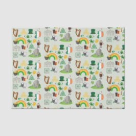 Papel De Seda Símbolos de Irlanda