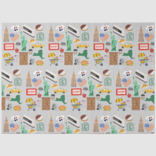 Papel De Seda Símbolos de la ciudad de Nueva York
