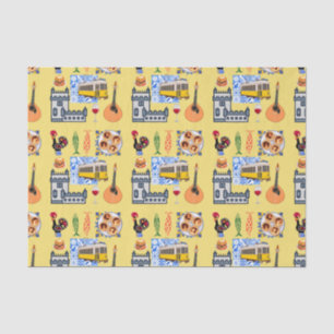 Papel De Seda Símbolos de Lisboa