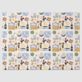 Papel De Seda Símbolos de Portugal para los amantes de los viaje