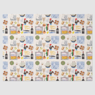 Papel De Seda Símbolos de Portugal Viajeros Amantes