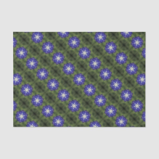 Papel De Seda Simetría de Bluebonnet (Anverso)
