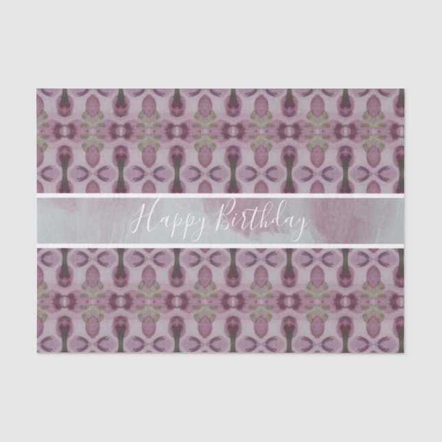 Papel De Seda Simply Bonito Feliz cumpleaños (Anverso)