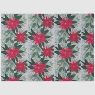 Papel De Seda Simply Poinsettia