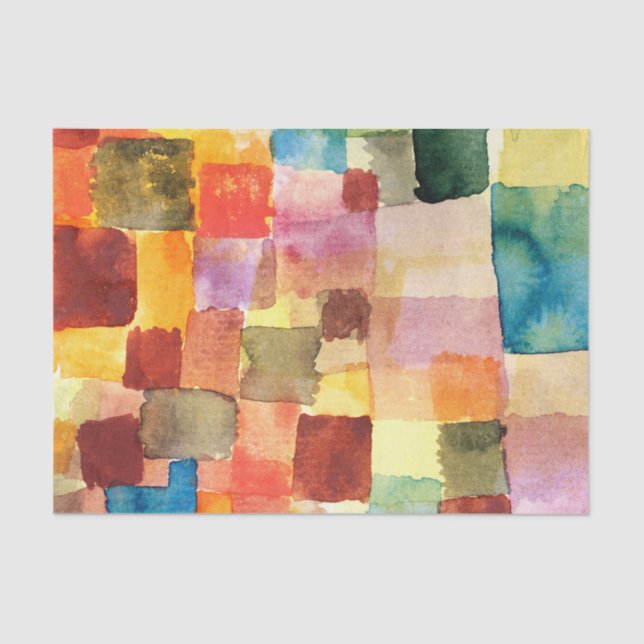 Papel De Seda Sin título de Paul Klee Resumen de la página Art D (Anverso)