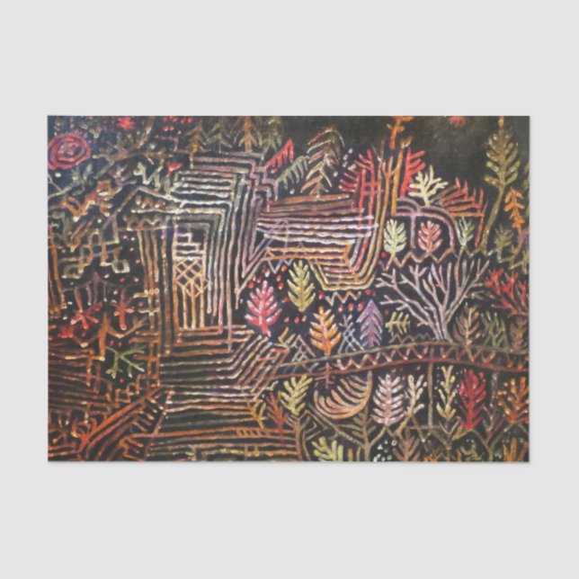 Papel De Seda Sin título (Reconstrucción), Paul Klee Resumen de  (Anverso)