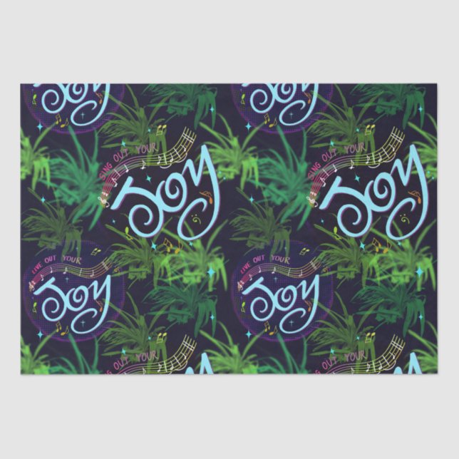 Papel De Seda Sing Out Your Joy! (Anverso)