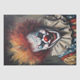 Papel De Seda Sinister Grin: Desnudo de un Payaso asustado