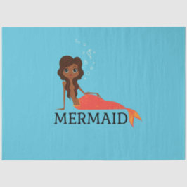 Papel De Seda Sirena Cuta (Hermosa Chica Negra)