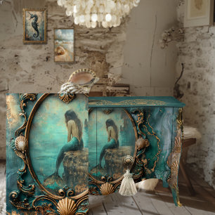 Papel De Seda Sirena Deslucida, Fantasía, Conchas Barrocas