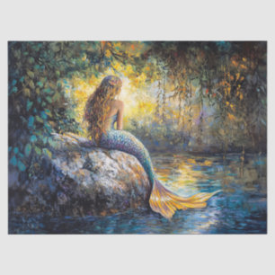 Papel De Seda Sirena en la página de la pintura de Grotto