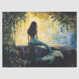 Papel De Seda Sirena en la página de pintura de la cala