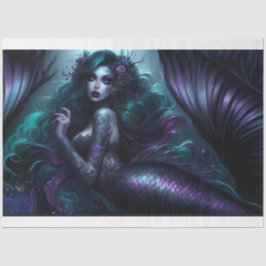 Papel De Seda Sirena gótica