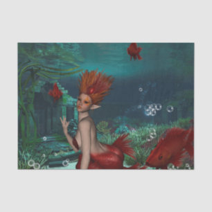 Papel De Seda Sirena maravillosa