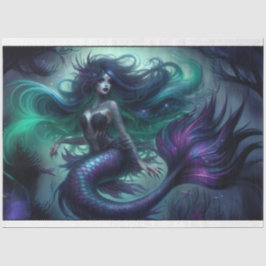 Papel De Seda Sirena oscura