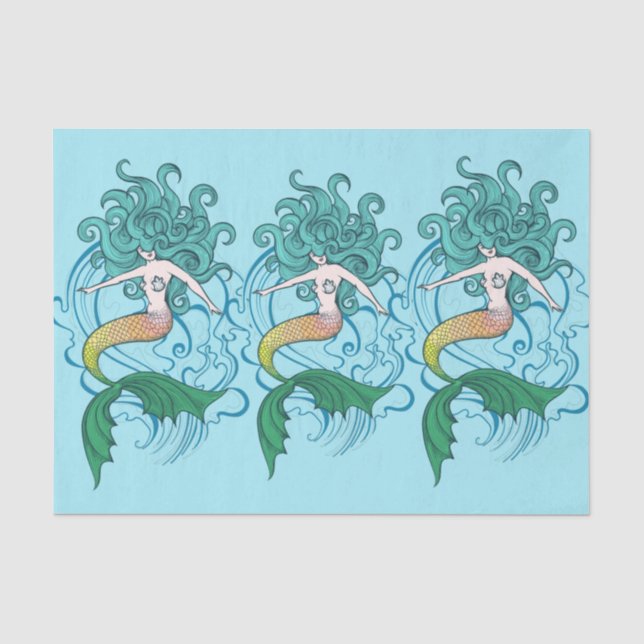 Papel De Seda Sirenas (Anverso)